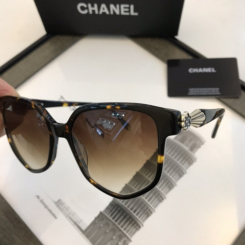 Chanel Embellished Square Sunglasses