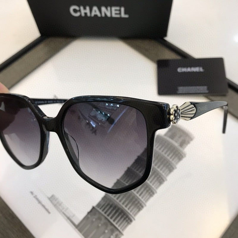 Chanel Embellished Square Sunglasses