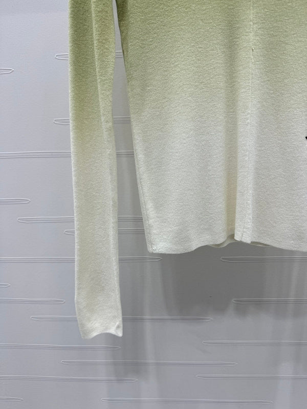 Christian Dior Gradient V-Neck Sweater