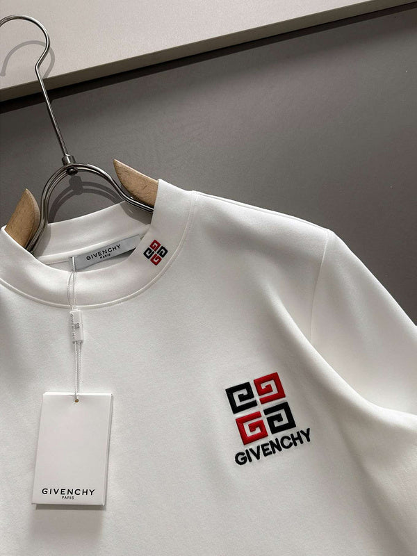 Givenchy Embroidered Logo Sweatshirt – Black & White