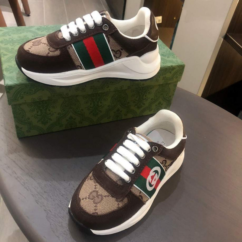 Gucci Children’s Ace Leather Sneaker
