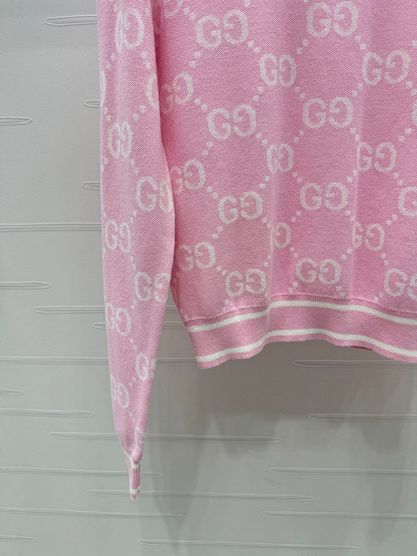 Gucci GG Monogram Pink Sweatshirt
