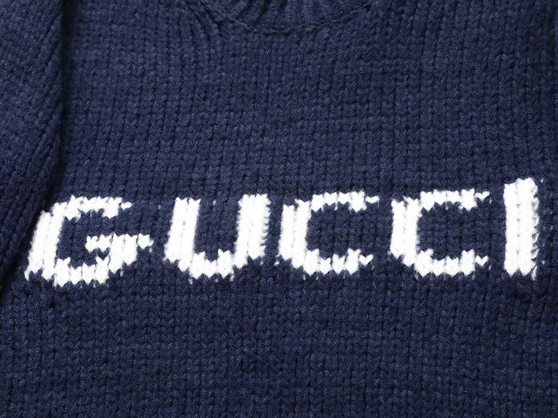 Gucci Navy Blue Knit Sweater