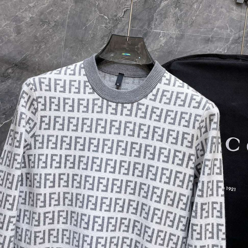 Fendi FF Logo Knit Sweater.