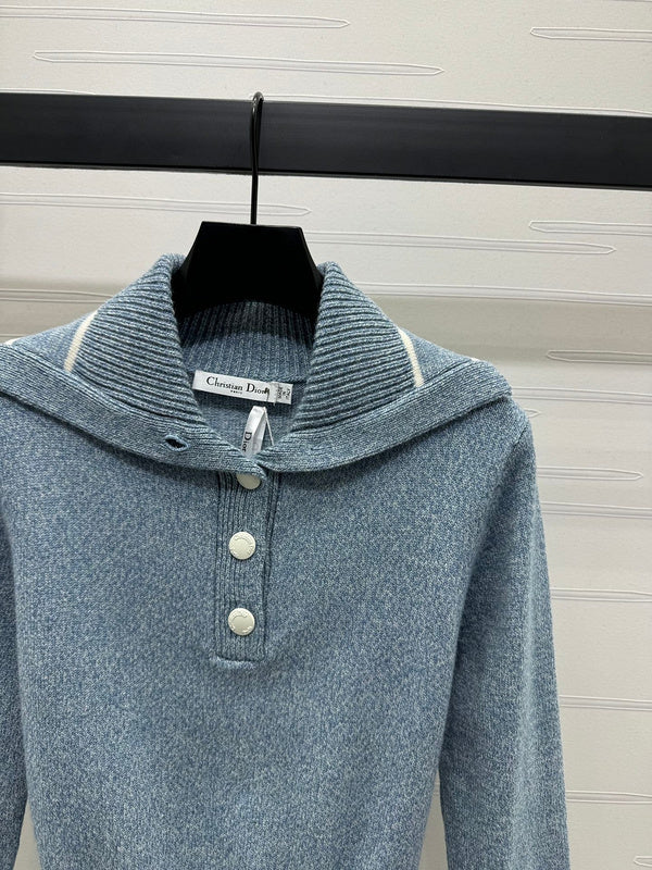 Christian Dior Star-Detail Wool Sweater