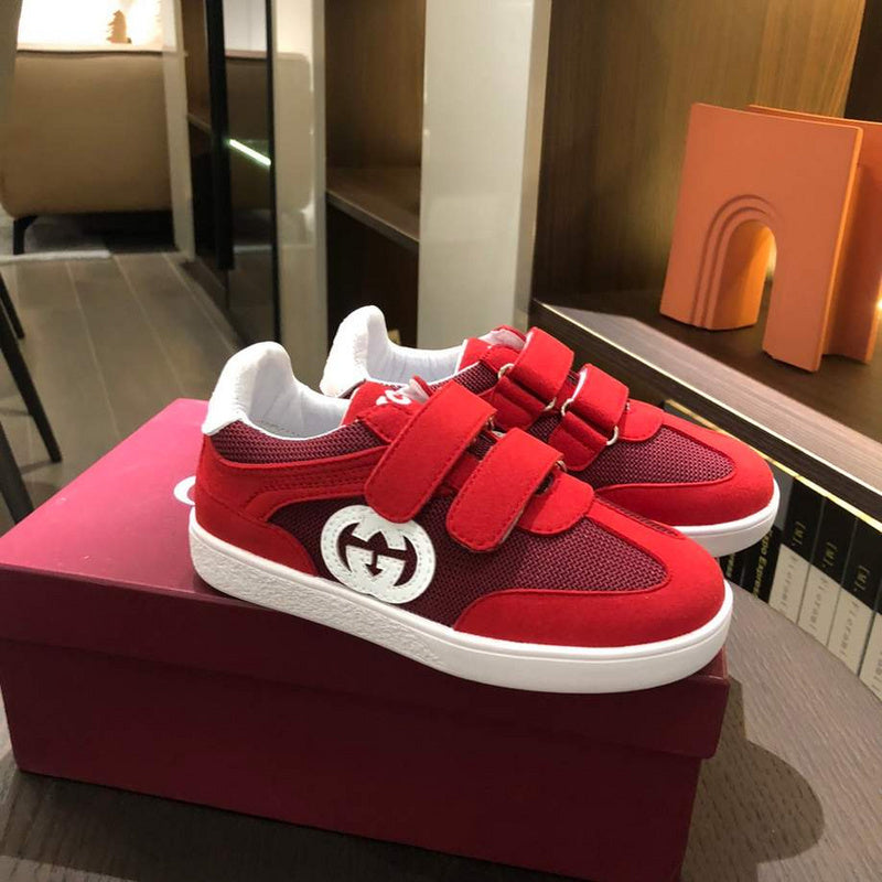Chanel Red Logo Sneakers