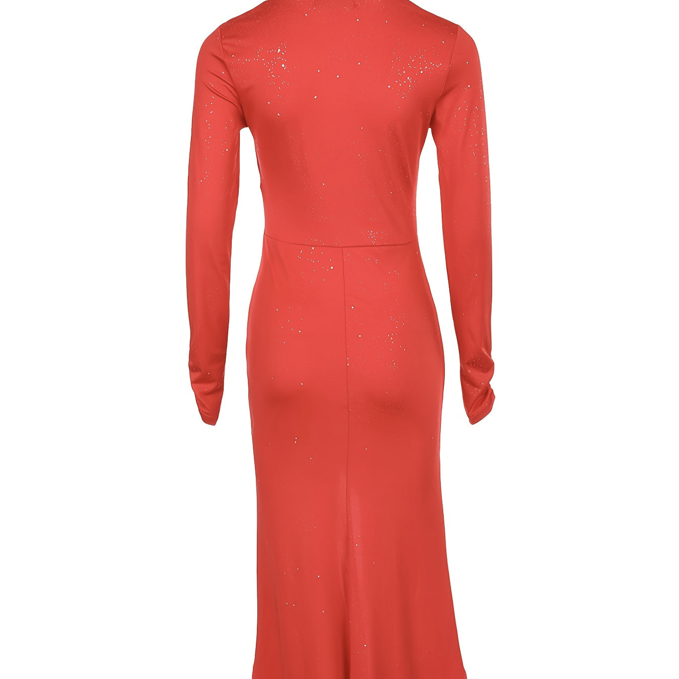 Fashionable Slimming Sexy Long Sleeved Mid Length Dress