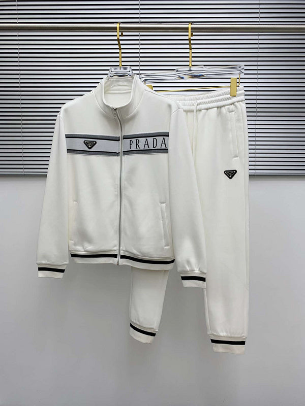 Prada Logo Tape Tracksuit Set
