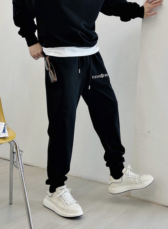 Maison Margiela Numeric Logo Sweatpants
