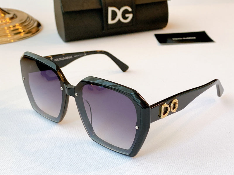 D&G Geometric Square Sunglasses – Multi-Color Collection