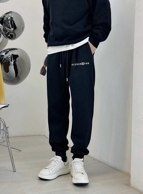 Maison Margiela Numeric Logo Sweatpants