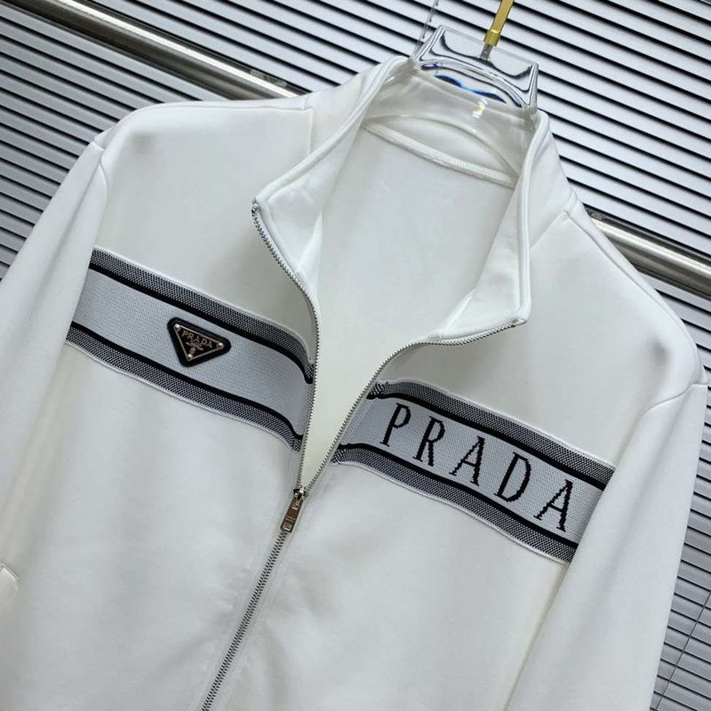 Prada Logo Tape Tracksuit Set