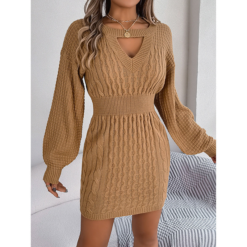Ladies Bodycon Mini Fall Dress