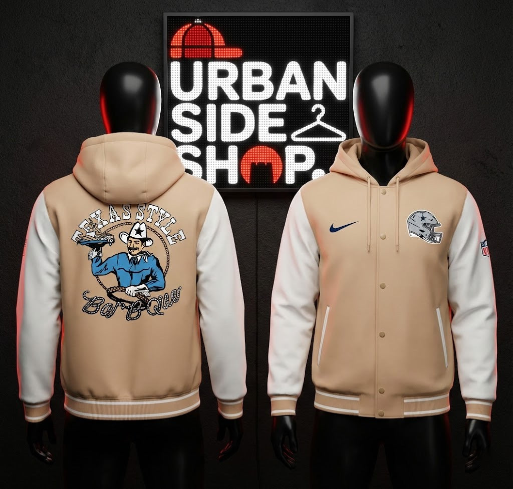 “Texas Style” Hooded Varsity Jacket