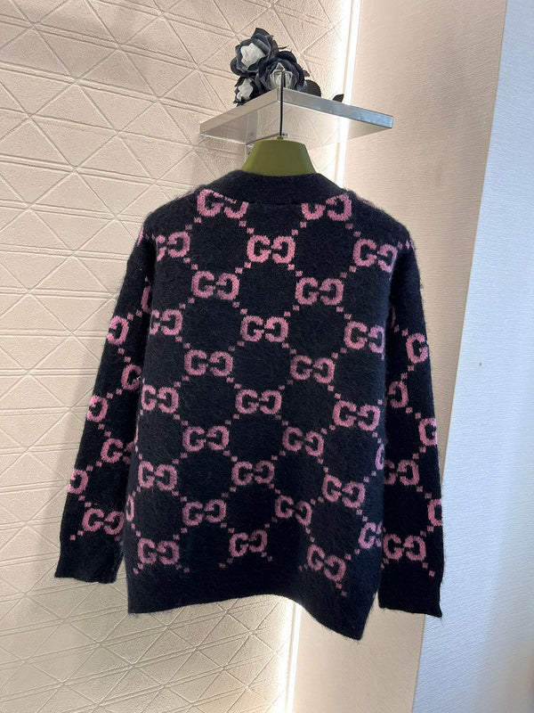 Gucci GG Monogram Knitted Cardigan