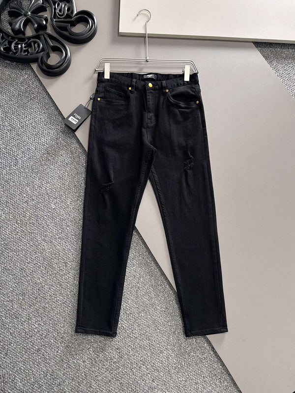 Fendi Embroidered Skinny Jeans