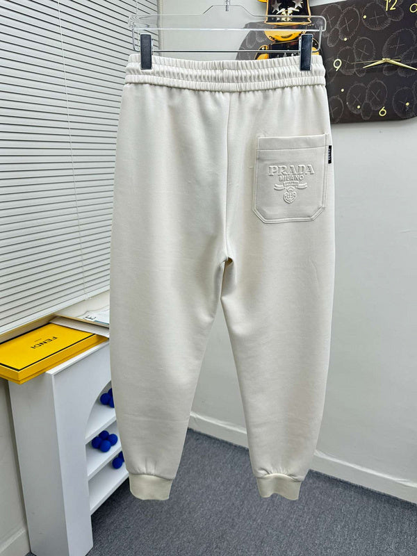 Prada Milano Logo Cotton Joggers