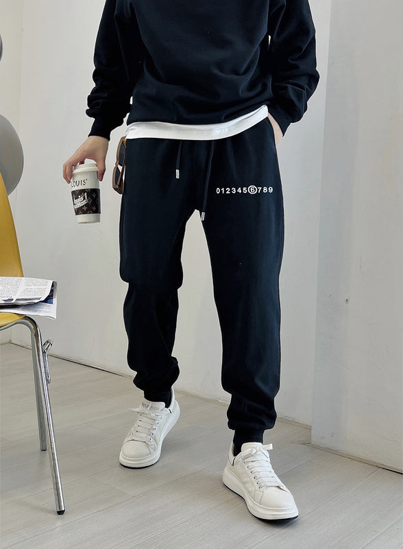 Maison Margiela Numeric Logo Sweatpants