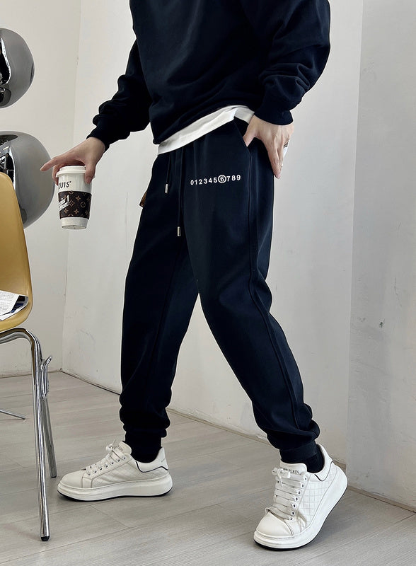Maison Margiela Numeric Logo Sweatpants