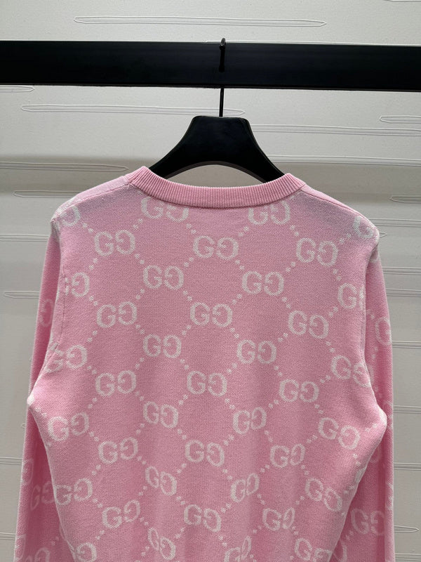 Gucci GG Monogram Pink Sweatshirt