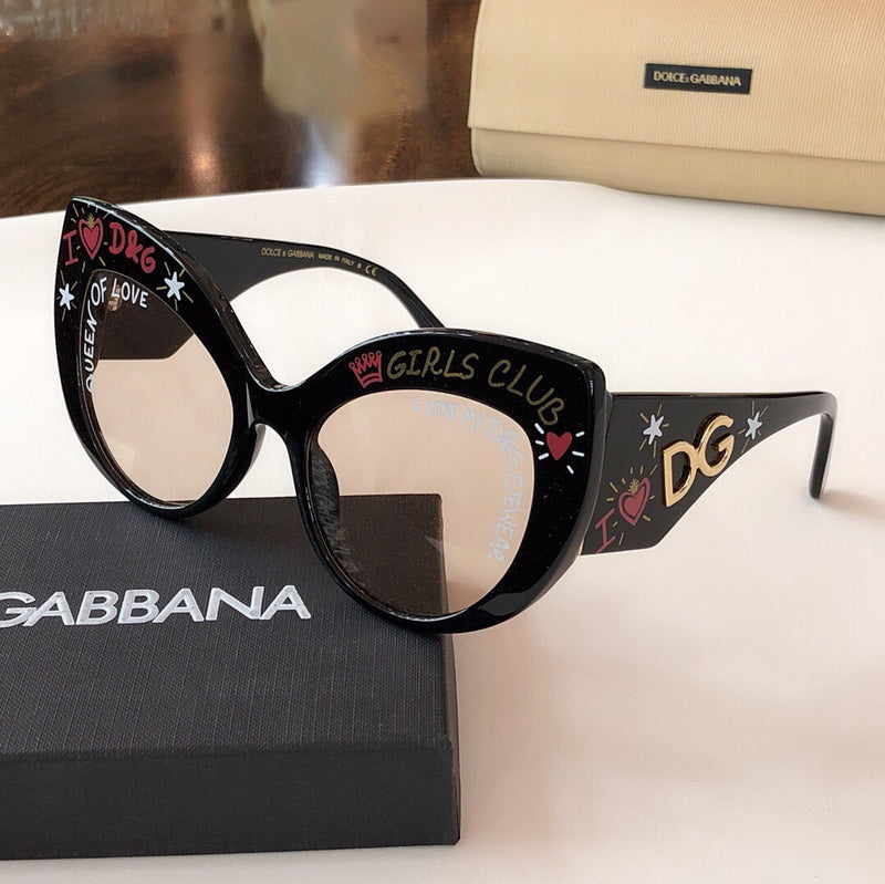 I ❤️ D&G Girls Club Oversized Cat-Eye Sunglasses