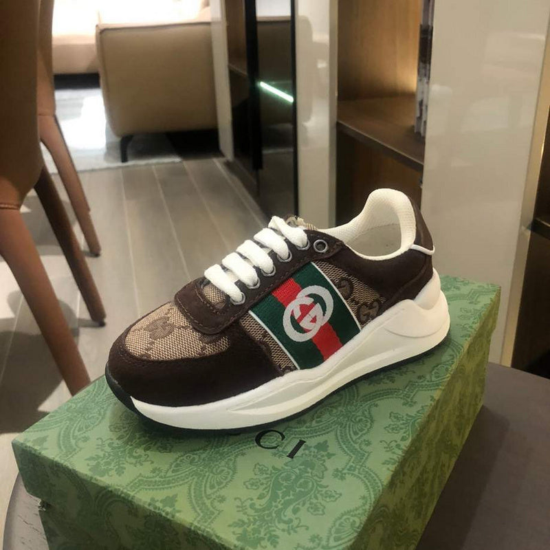 Gucci Children’s Ace Leather Sneaker