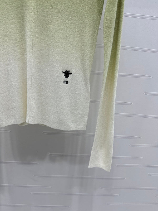 Christian Dior Gradient V-Neck Sweater