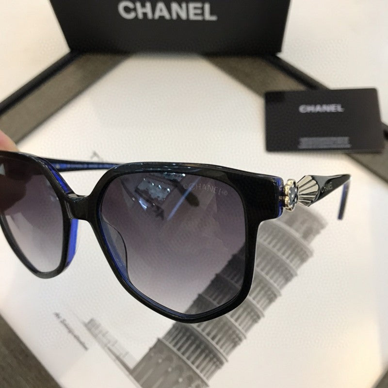 Chanel Embellished Square Sunglasses