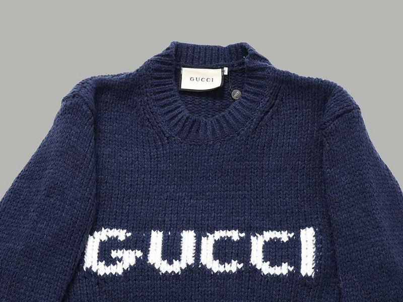 Gucci Navy Blue Knit Sweater