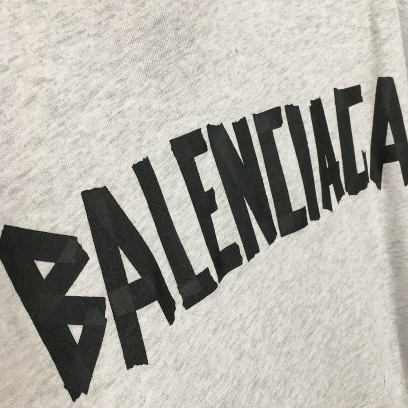 Balenciaga Grey Oversized Hoodie