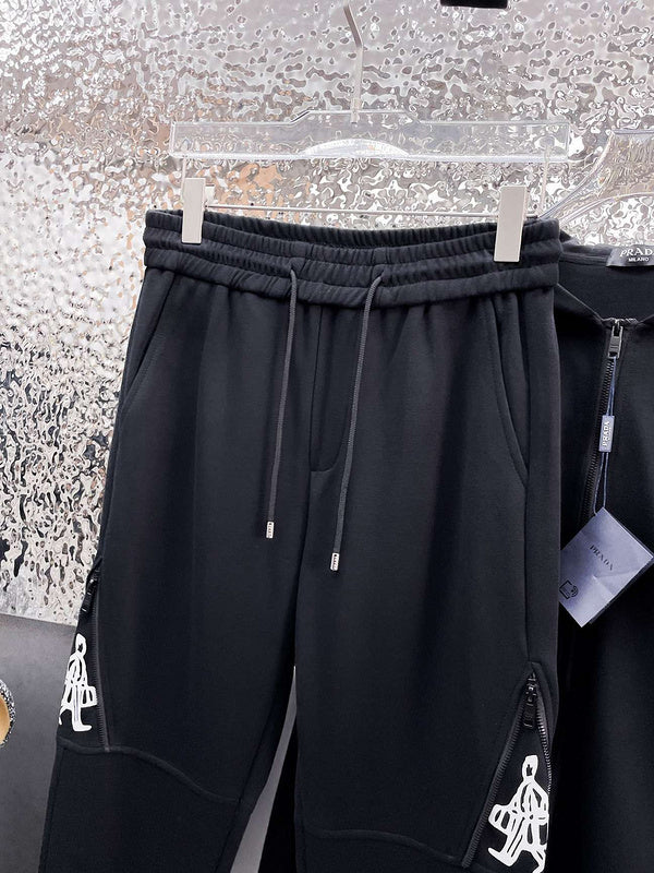 Prada Travel Figure Hooded Tracksuit Set