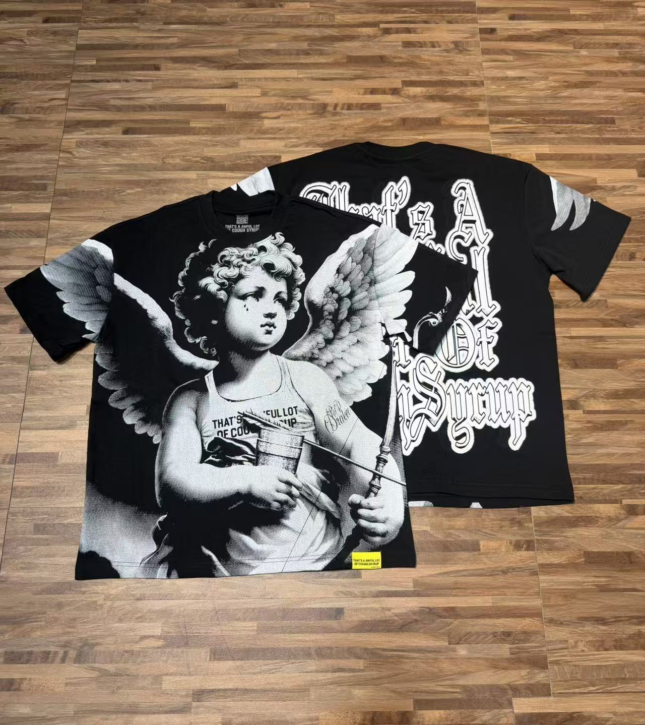 THAT’S A AWFUL LOT OF COUGH SYRUP Cherub Graphic T-Shirt