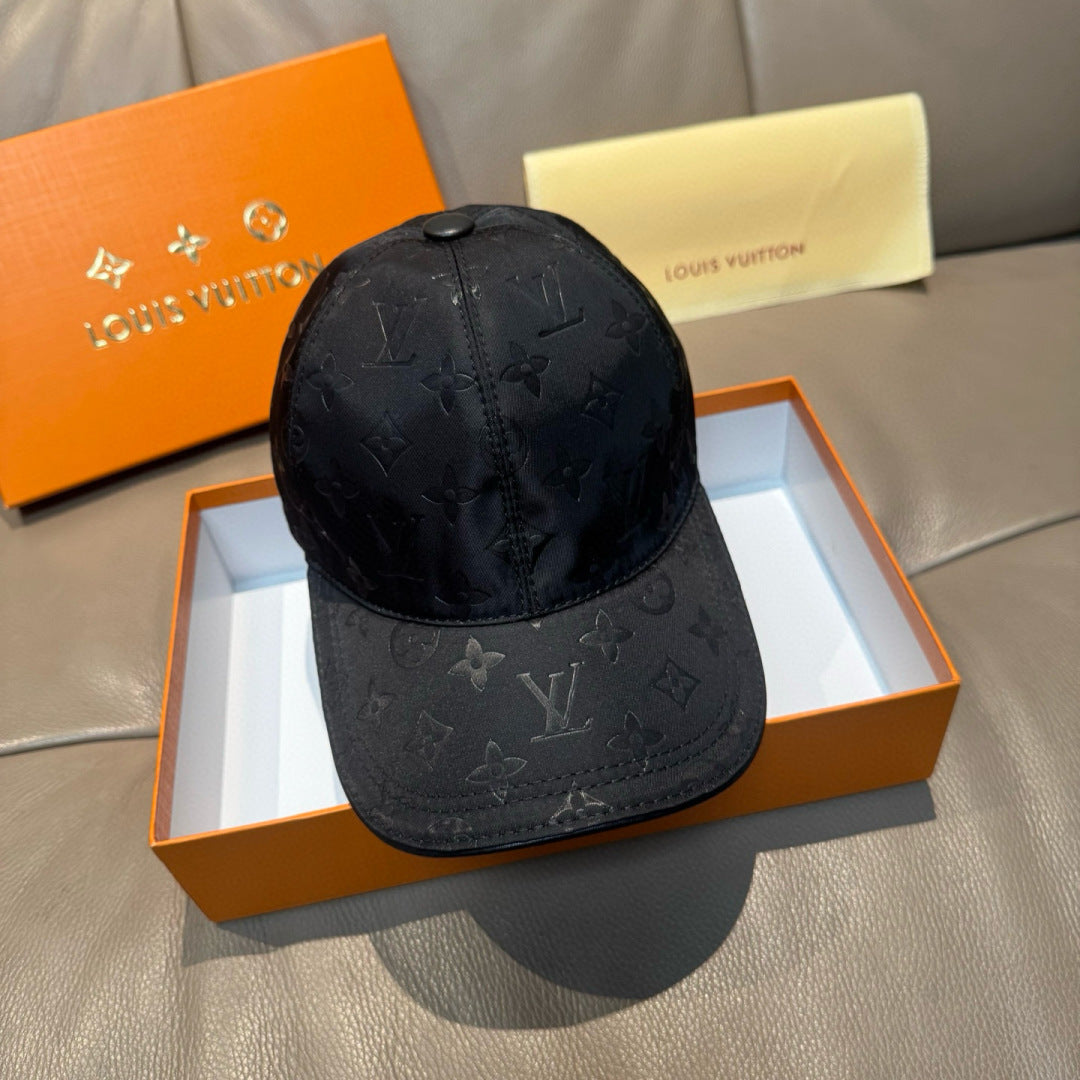 Louis Vuitton Monogram Cap – Noir Elegance Edition