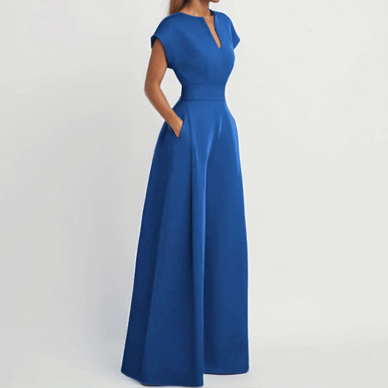 Jumpsuit Wide Leg A-Line Waist Tied Casual Summer Outfit