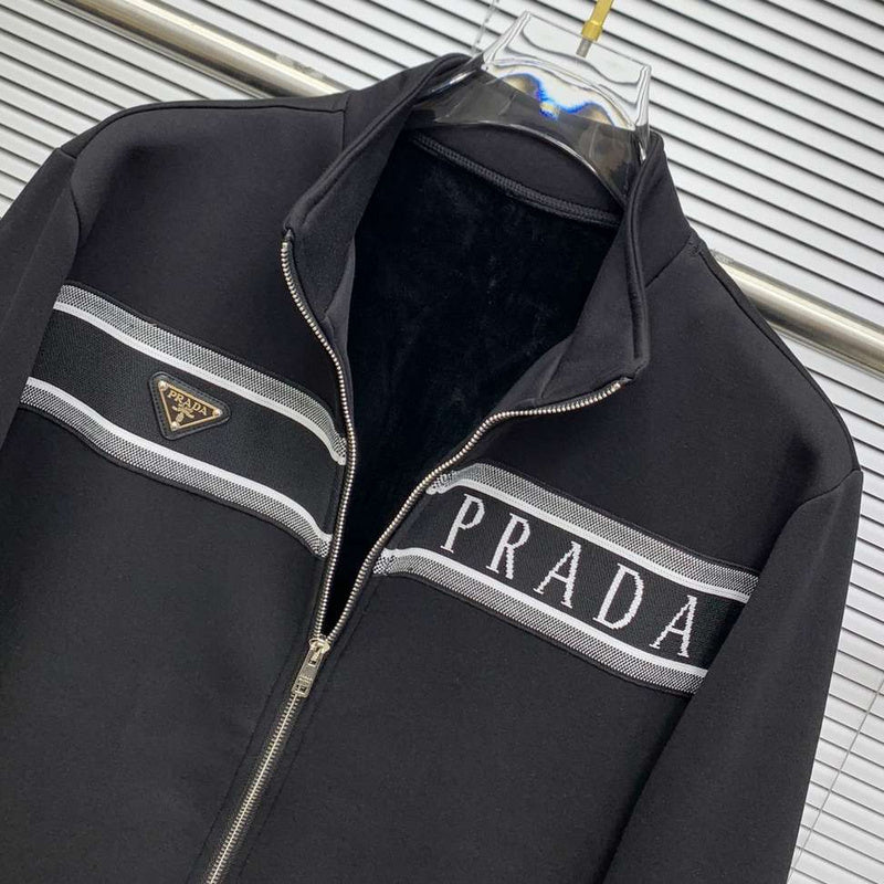 Prada Logo Tape Tracksuit Set