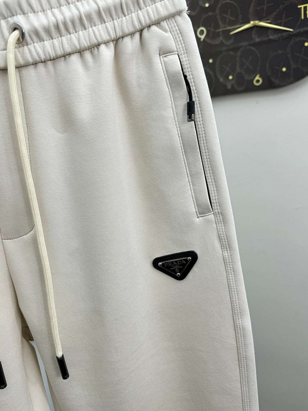 Prada Milano Logo Cotton Joggers