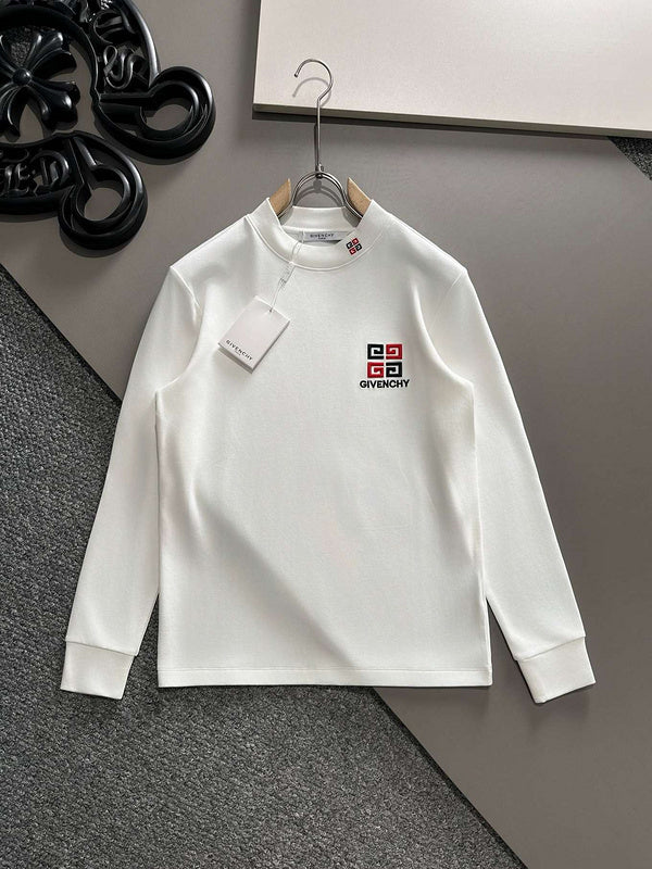 Givenchy Embroidered Logo Sweatshirt – Black & White