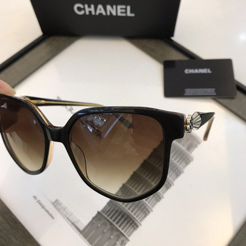 Chanel Embellished Square Sunglasses