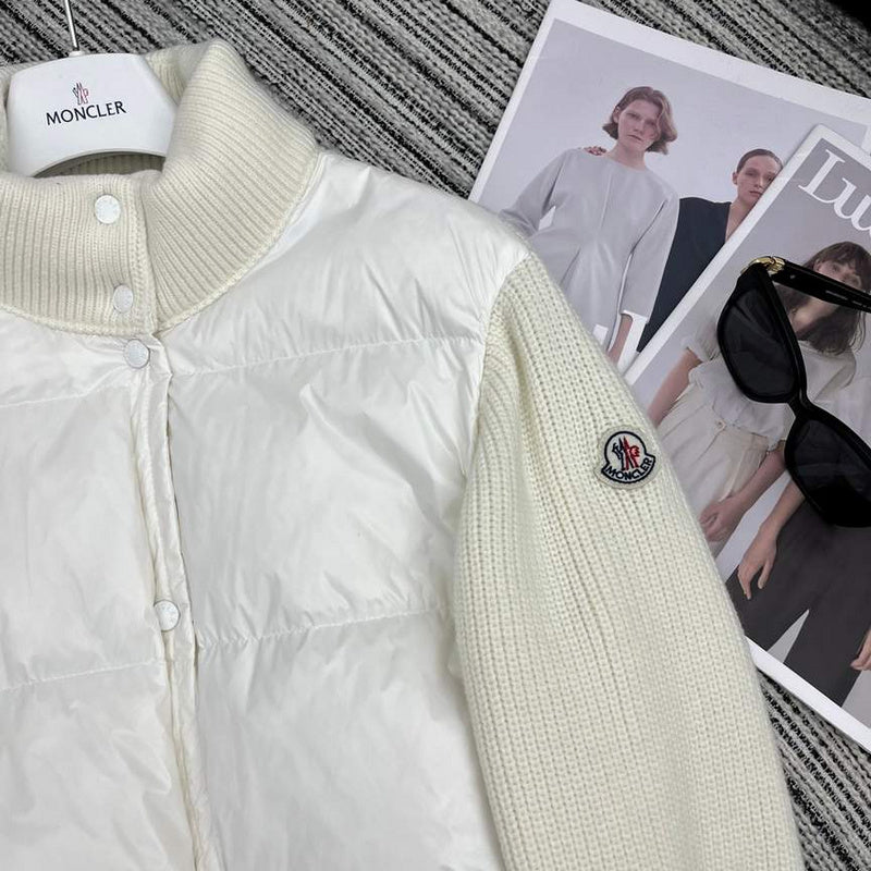 Moncler Quilted Sweater Jacket