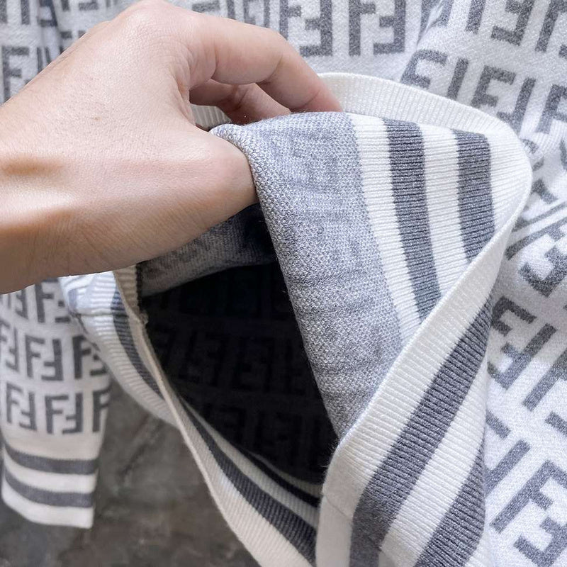 Fendi FF Logo Knit Sweater.