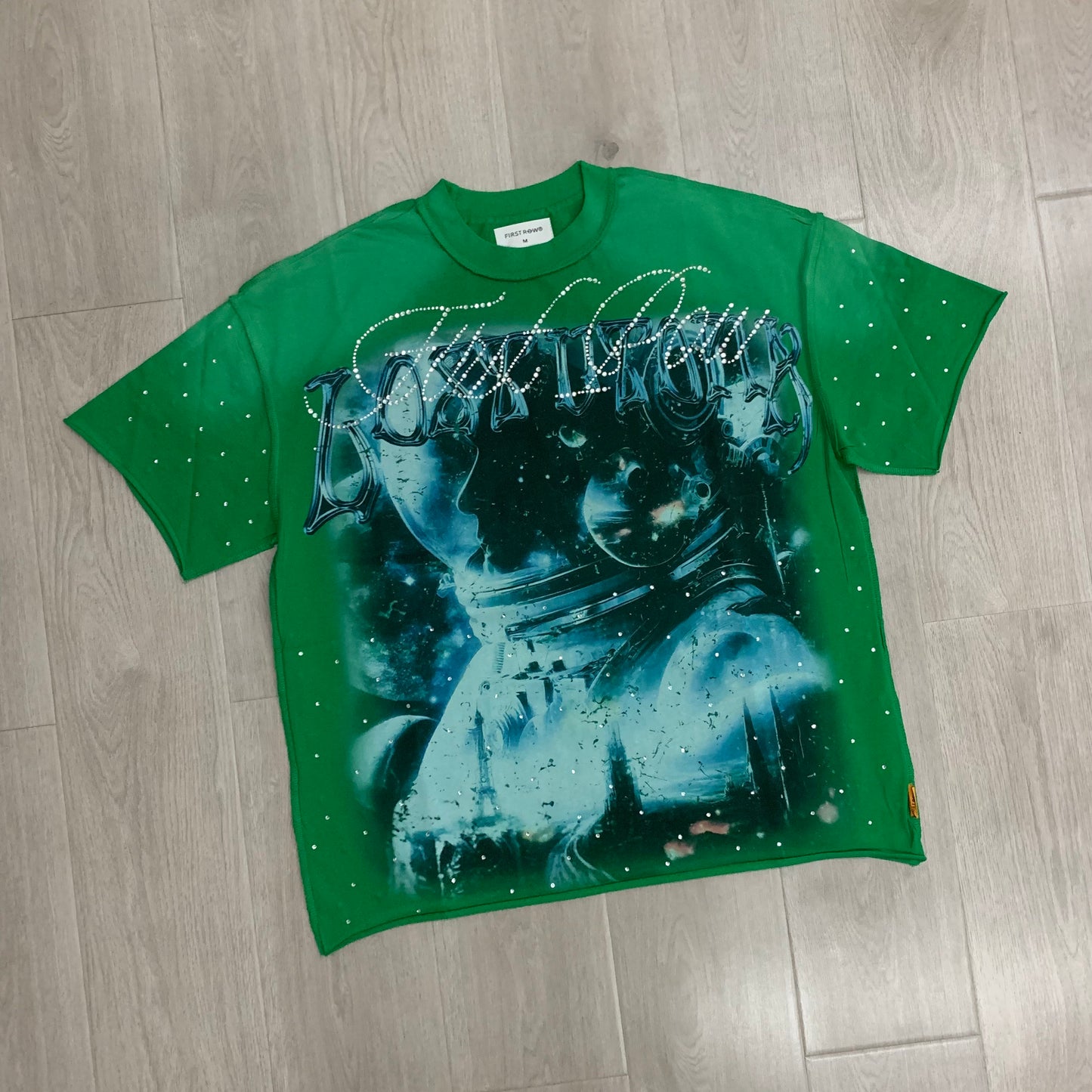 First row Utopia cropped tee