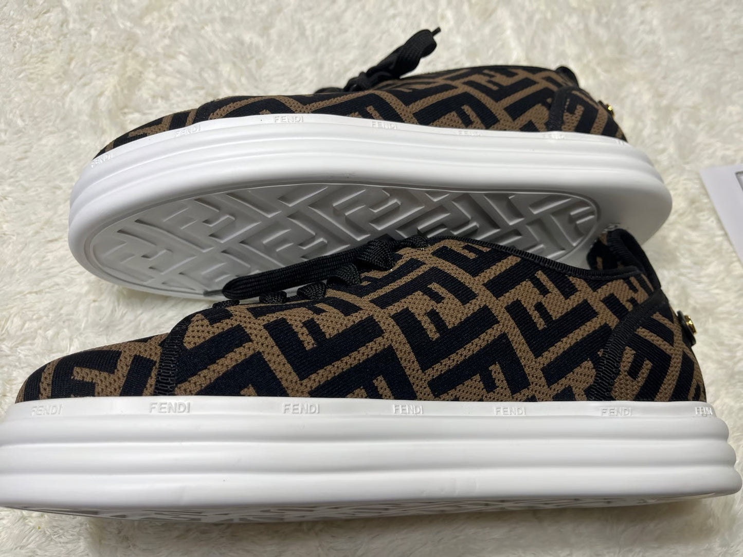 Fendi Baguette and Flatform Sneakers with COA