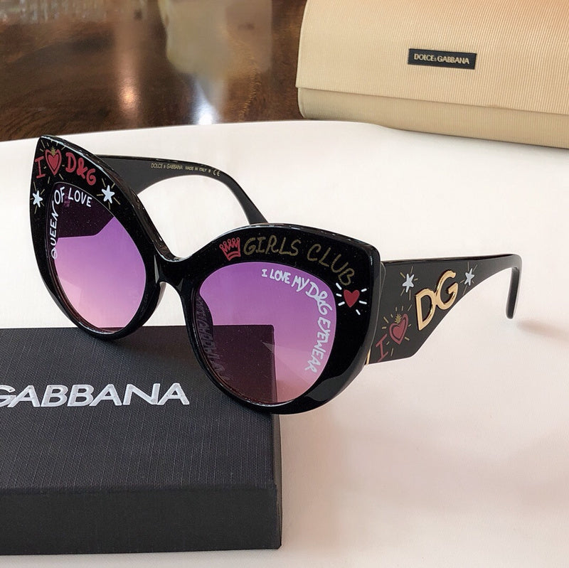 I ❤️ D&G Girls Club Oversized Cat-Eye Sunglasses