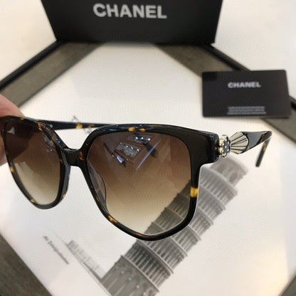 Chanel Embellished Square Sunglasses