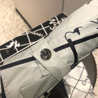 Chanel White and Black VIP Umbrella