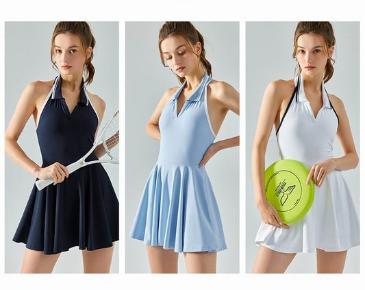 Urban Luxe Halter Athletic Dress