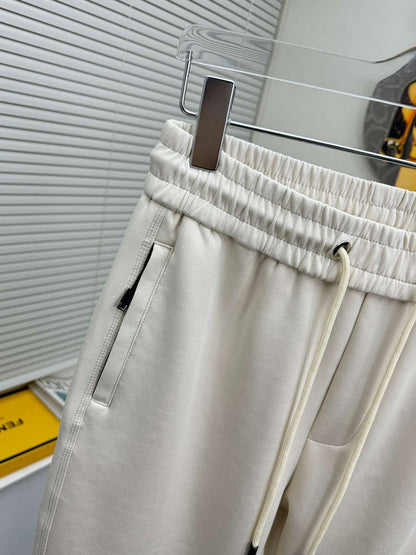 Prada Milano Logo Cotton Joggers