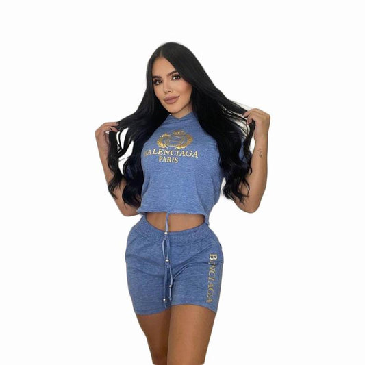 Urban Paris 2‑Piece Set — Blue