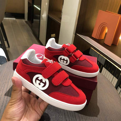 Chanel Red Logo Sneakers