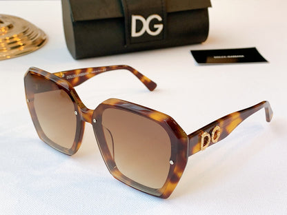 D&G Geometric Square Sunglasses – Multi-Color Collection